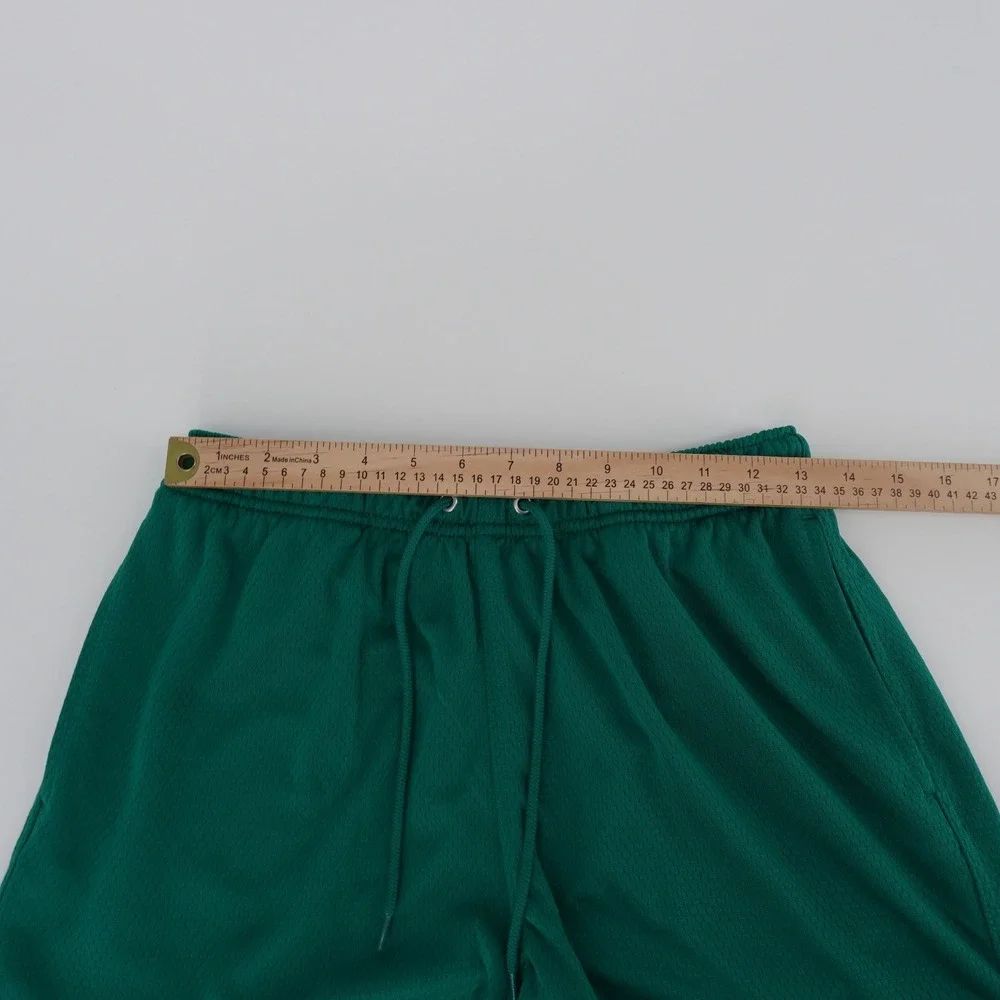 Nike Mens Mesh Flow Athletic Shorts Green Standard Fit Above Knee Small NEW